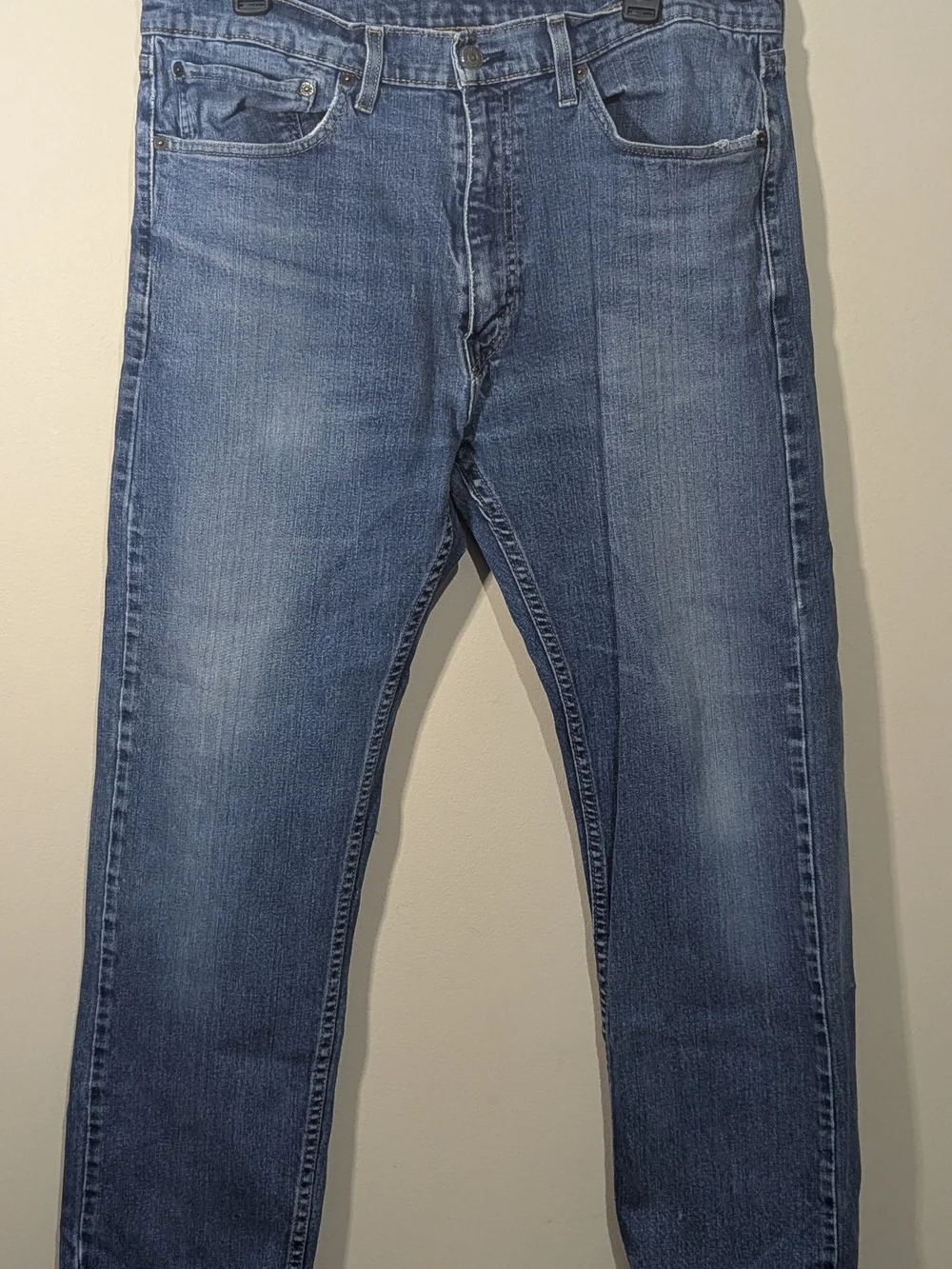 Levi’s 505 Jeans 36x30 Men Straight Leg Vintage Wash Dad Jeans Y2K Classic Denim